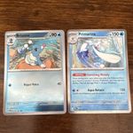 Pokémon TCG Brionne 019/108 & Primarina 020/084 Water English 2 Cards