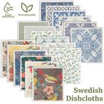 6Pcs Swedish Dishcloths for Kitchen Reusable Kitchen Dish Towels Absorbent