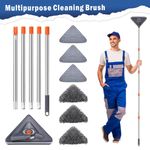 Triangle Cleaning Mop 360° Rotating Head Mop Wall Mop Cleaner Floor Dust Wiper