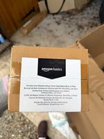 Amazon Basics Wrinkle-Free Silicone Unisex Swim Caps Black/Blue 2-Pack