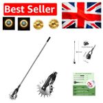 Effortless Manual Edger Tool with Stainless Steel Design & Adjustable Height