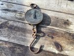 Salter Vintage Brass Spring Balance Scales with Hook