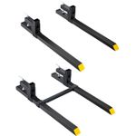 VEVOR Clamp on Pallet Forks 2000 lbs/4000 lbs Tractor Forks 43"/60" Bucket Forks