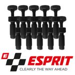 10 x ESPRIT WINDSCREEN REPAIR MALE FEMALE INJECTORS BLACK