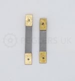 2x Assorted Brass Clock Pendulum Suspension Springs - SU12