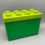 LEGO Green 8 Stud Medium Storage Brick Box Container Tub Display 