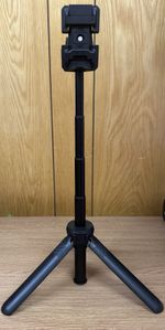 Extendable Tripod Selfie E-2 - Adjustable Desktop Stand For Camera Or Phone.