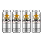 Sapporo Premium Japanese Lager Beer 500ml Cans, 4.8% ABV
