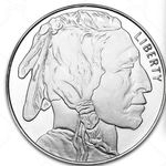 1 oz Buffalo Silver Round .999 fine Silver Bullion 1 Troy Ounce