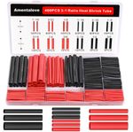 Amentalove 400PCS Heat Shrink Tubing Kit, 3:1 Ratio Waterproof Shrink Wiring Tub