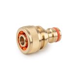 Brass Hose End Male Quick Connector 1/2" Garden Hose Click Lock Adapter