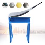Sheet Metal Guillotine Shear 16 Gauge 1.5mm Plate Cutter w/ Stand 20'' Bed 500mm