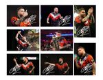 Michael Smith Set Of 8 Darts Autograph Signed 6x4 PHOTOS Pre Print Gift
