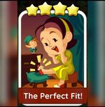 1 x The Perfect Fit 4⭐ sticker Monopoli_Go! - Top Seller( FAST SENDING) 