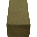 Classic Herringbone Tweed Table Runner in Vintage Green. Available in Two Sizes
