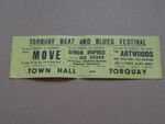 Move/Artwoods/Simon Dupree 1967 Torquay Festival Banner type Concert Poster