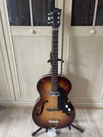 Hofner Congress Archtop Guitar In Brown Sunburtst 1964 w/ Mini-humbucker + Mods