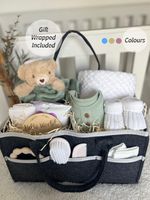 Nappy Caddy Baby Hamper. Baby Shower Gift. Gift Wrapped. Baby Gift