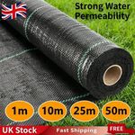 10M 25M 50M Long Heavy Duty Weed Control Fabric Landscape Membrane Ground Cover