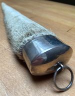 Antique Taxidermy Silver mounted Otter Rudder Dated 1929, EJ Clewley & Co B'ham