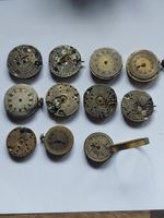 ANTIQUE HIGH GRADE TRENCH MOVEMENTS X 11 -SPARES REPAIR