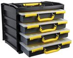 Parts Storage Organiser with Drawers Compartment Cabinet Screws Carry Tool Box