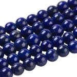 ❤Natural Blue LAPIS LAZULI Beads 4mm/6mm/8mm Semi-Precious Gemstone Healing ❤
