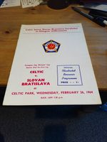 1964 EUROPEAN CUP WINNERS CUP : CELTIC v SLOVAN BRATISLAVA 26/2/1964 + (13)