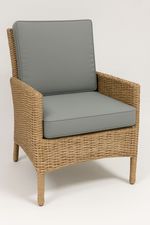 Replacement Rattan Garden patio Seat & Back Cushion set