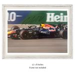 Max Verstappen Hand Signed Formula 1 12x8 " Photo - PSA Approved & Verified COA