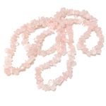 Pink Rose Quartz Beads Chip 5-8mm Long Strand Of 200+