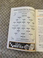 WOLVERHAMPTON WANDERERS V FC BARCELONA EUROPEAN CUP QF 1959-60