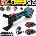 21V Cordless Oscillating Multi Tool Sander Scraper Saw with Accessories &Battery