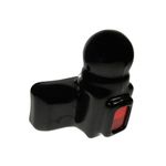 Black PVC Towball Boot Cover with Reflector, fits Standard 50mm Towball