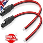 2Pcs SAE Connector Extension Cable SAE Quick Connector Disconnect Plug Power Aut