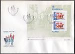 FDC W86 Azores 1981 Block CV 15 eur Horse Folklore