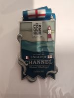The Conqueror Virtual Challenge English Channel Medal 21 miles