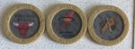 3 X Kelloggs NBA Pog Slammer Toys. Chicago Bulls Miami Heat Seattle SuperSonics 