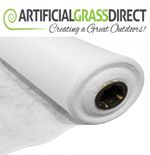 Geotextile Membrane Non Woven Artificial Grass Weed Barrier - 4.5m Wide Any Size