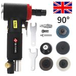 1/4" Air Angle Grinder Set Right Die Sander Grinding Machine Off Cutting Tool