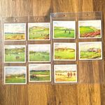 Original UK Golf Cigarette Cards a vintage set of 11 WD & HO WILLS