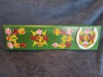 Handmade and hand painted Canal Art Plaque With Horseshoe Mounted On Plaque