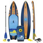 Body Glove Performer 11' GTS Inflatable Paddle Board Package. Great Condition