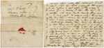 1774 RICHD MAURICE OSWESTRY 2 LINE + BISHOP MARK to MR CHESTER CHANCERY OFFICE