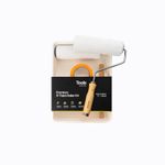 Hemway Paint Roller Kit Set Tools | 9” Roller, 2 Sleeves, Tray, Tape, Stirrer