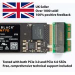 M.2 NVMe SSD adapter for Apple MacBook Air, MacBook Pro, iMac, Mac Pro, Mac mini