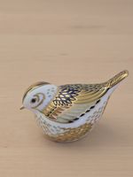 Royal Crown Derby Collector's Guild Firecrest Paperweight-Gold Stopper
