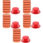 Reusable Sponge Buffing Pads with Ergonomic Handle Car Polishing and Waxing Set