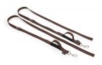Shires Nylon Web Side Reins BROWN / BLACK