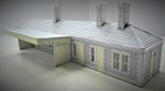 Cereal Box Models 00 Gauge Scale Model Card Kit - CBM3 Princetown Station, GWR.